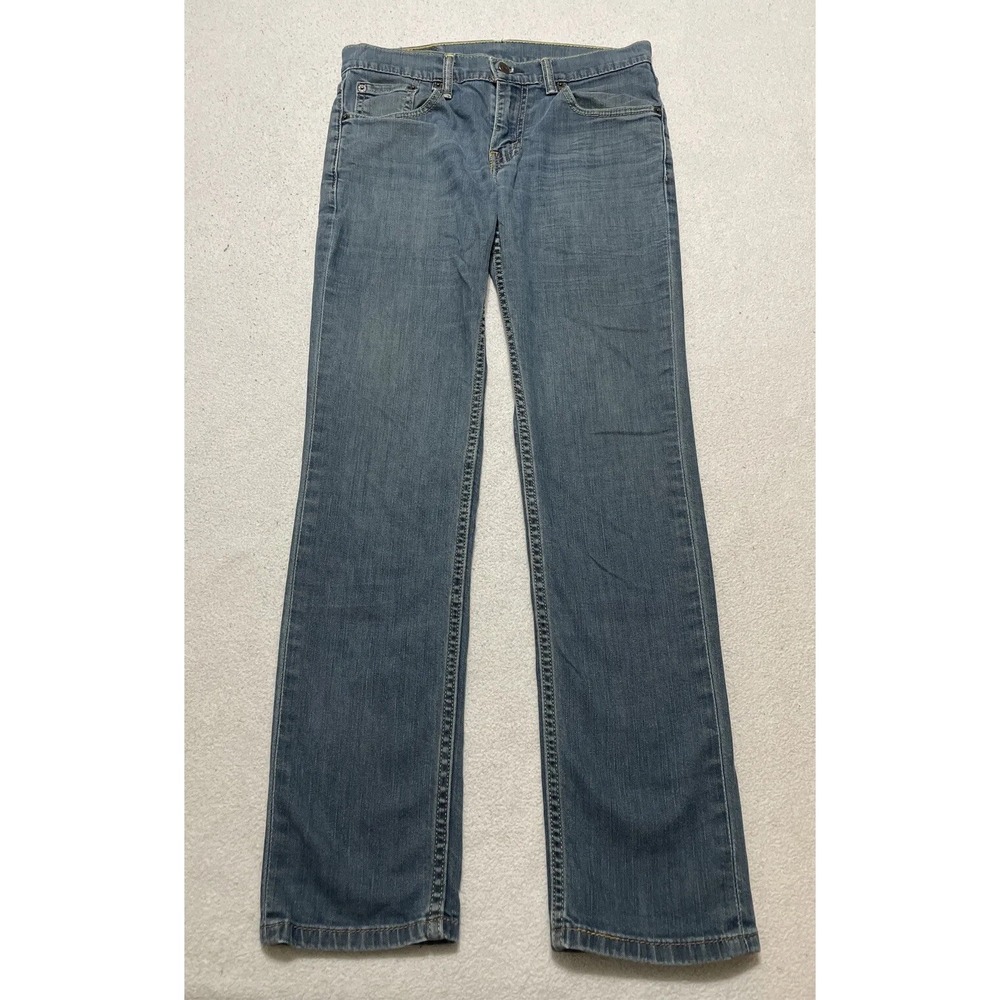 Levi's 511 Jeans Men's 29x29 Slim Fit Straight Leg Medium Wash Blue Denim